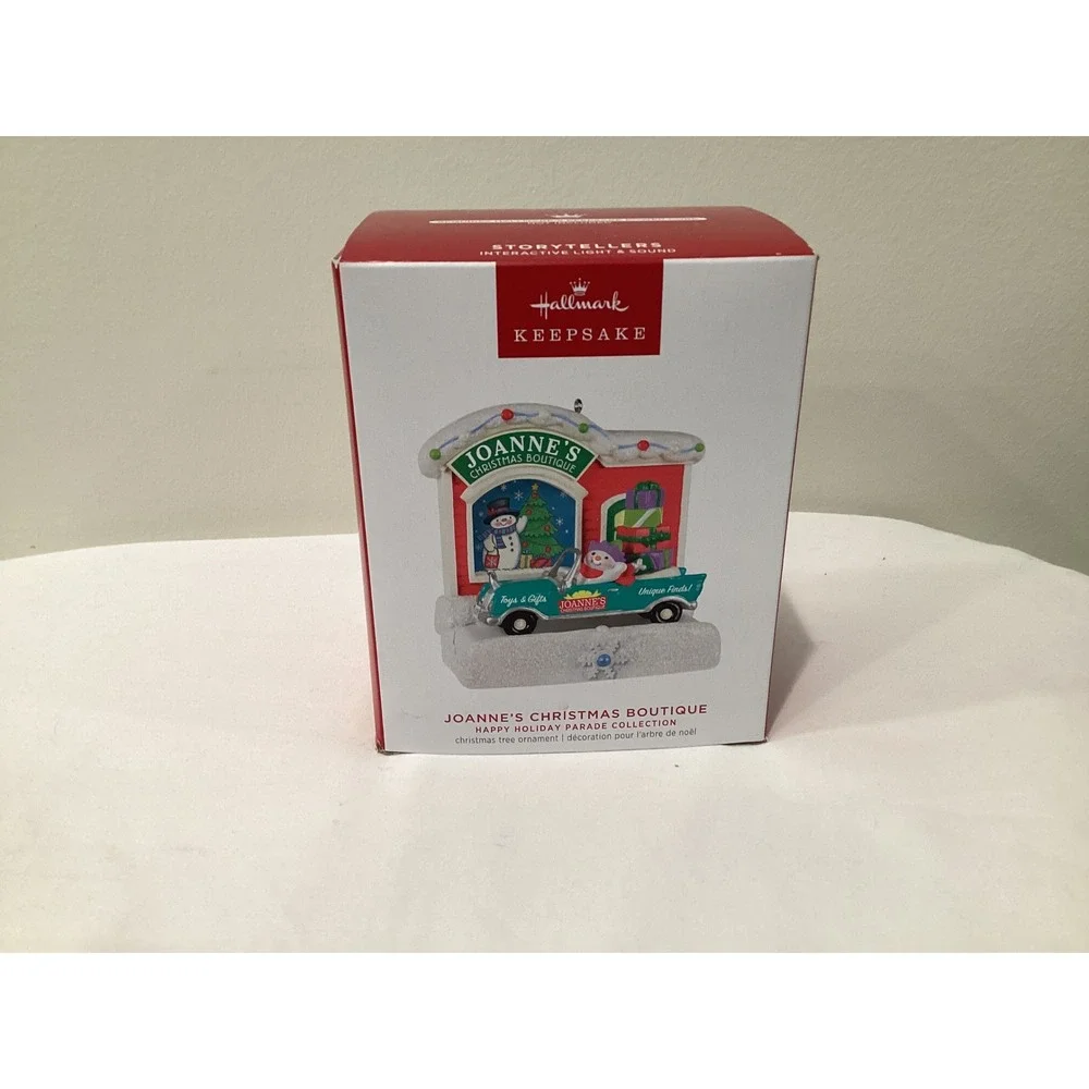 Hallmark Keepsake SpongeBob Santa & Joannes Christmas Boutique Ornaments Lot